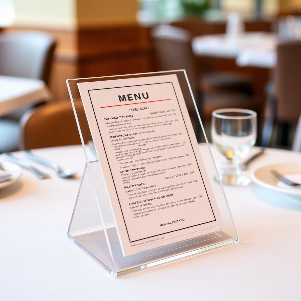 Menu Holders